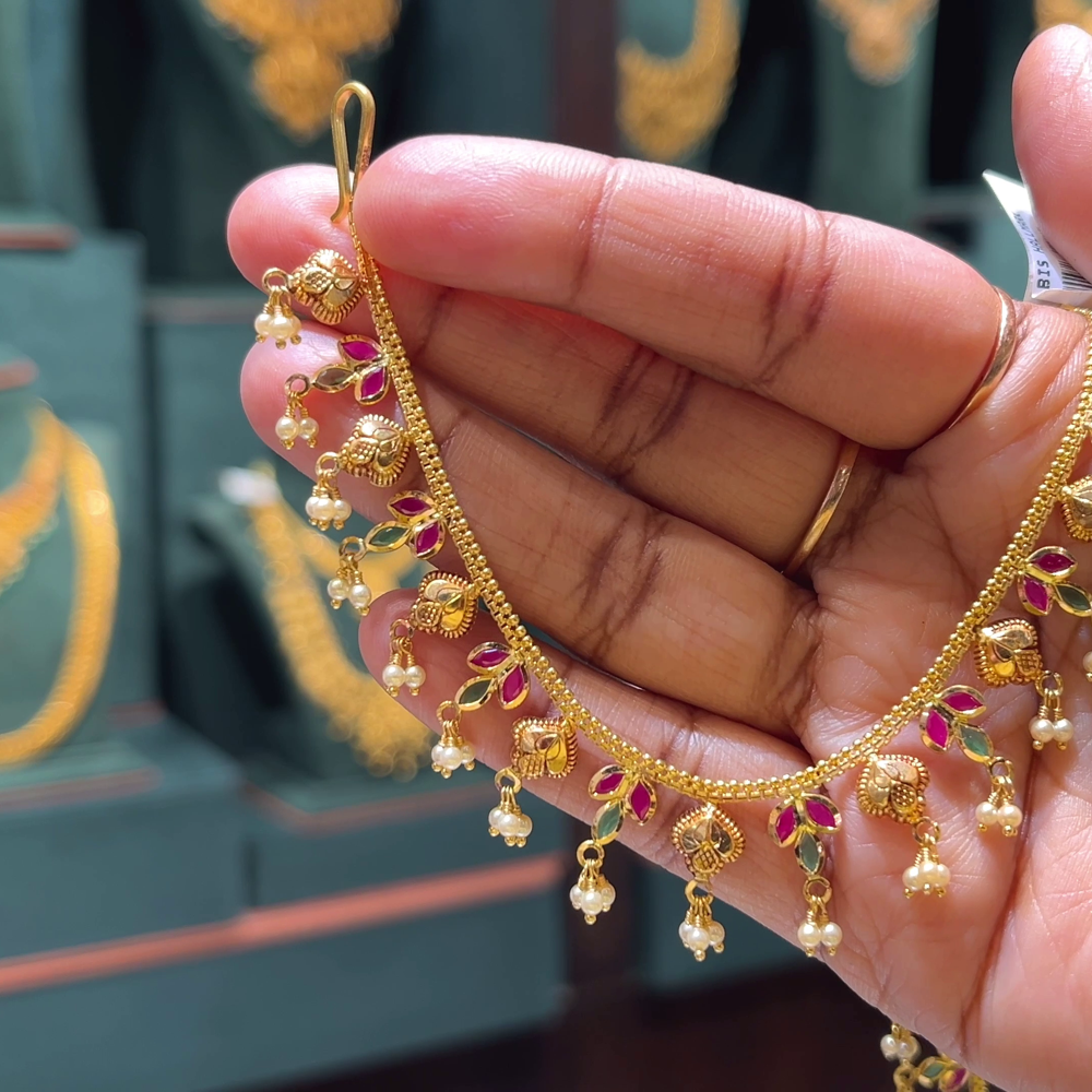 CMR 14.893gms Chempasaralu 22K Nakshi