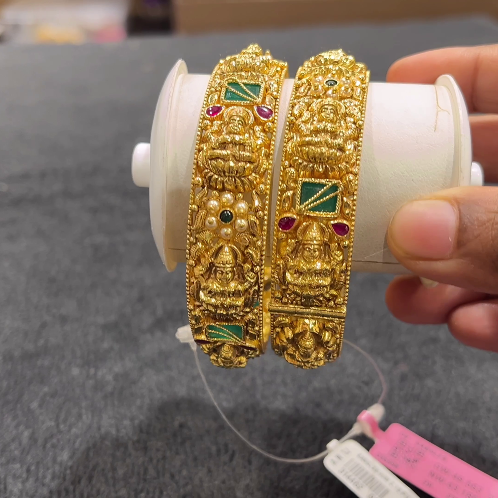 CHANDANA Brothers 43.189gms BANGLES 22K Yellow Gold