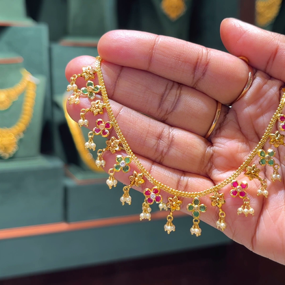 CMR 15.334gms Chempasaralu 22K Nakshi