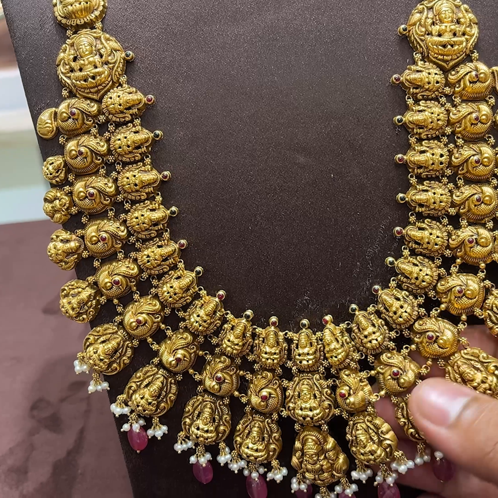 SwarnaKanchi 65.282gms HARAMS 22K Yellow Gold