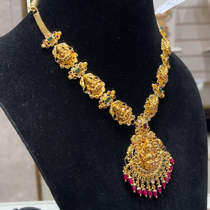 SOUTH INDIA 26.36gms NECKLACE 22K Yellow Gold