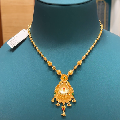 Chennai Shopping Mall 11.55gms NECKLACE 22K Yellow Gold