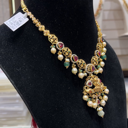 SOUTH INDIA 35.04gms NECKLACE 22K Yellow Gold