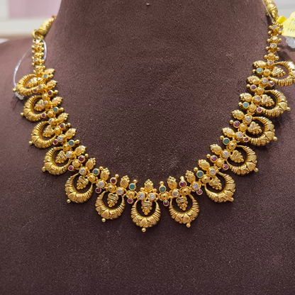 SwarnaKanchi 17.482gms NECKLACE 22K Yellow Gold