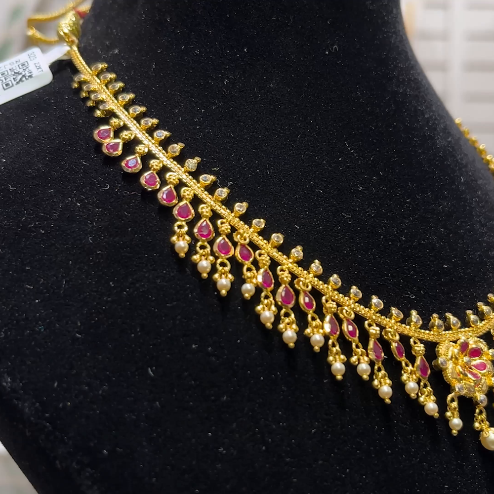 SOUTH INDIA 17.237gms NECKLACE 22K Yellow Gold