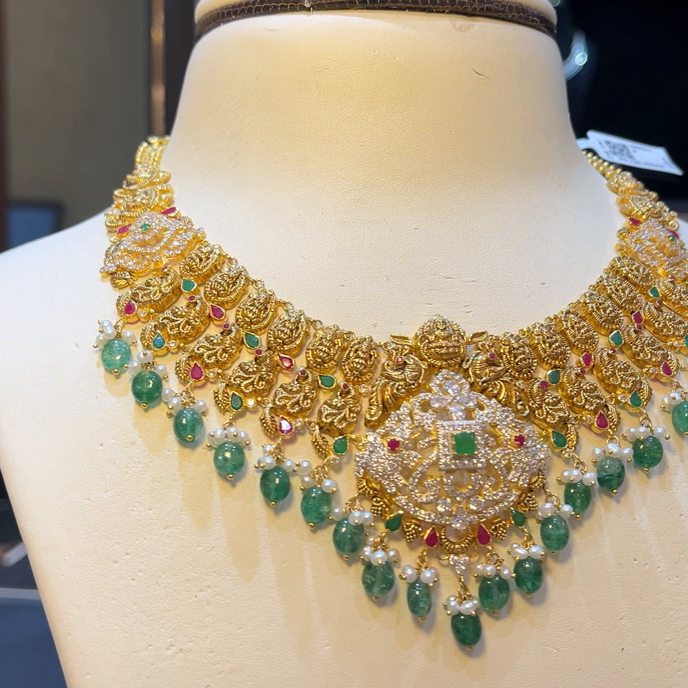 SOUTH INDIA 45.09gms NECKLACE 22K Yellow Gold