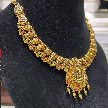 SOUTH INDIA 30.21gms NECKLACE 22K Yellow Gold