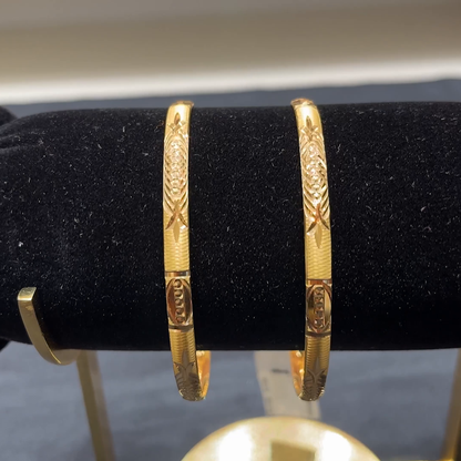 Anu Jewellers 17.26gms BANGLES 22K Yellow Gold