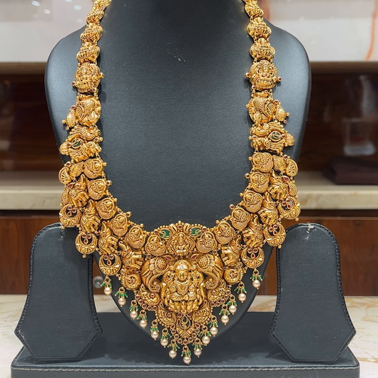 MUKUNDA JEWELLERS 80.279gms HARAMS 22K Antique