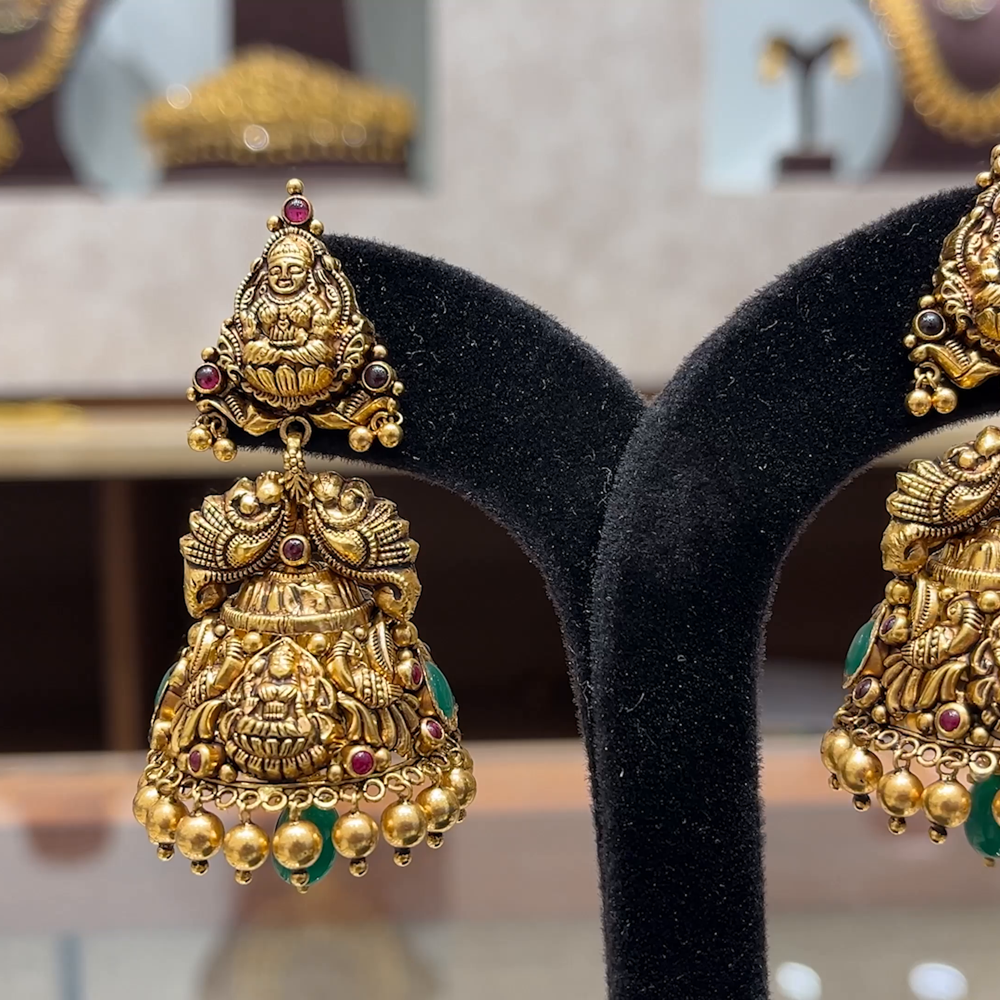 Chennai Shopping Mall 29.335gms EARRINGS 22K Yellow Gold