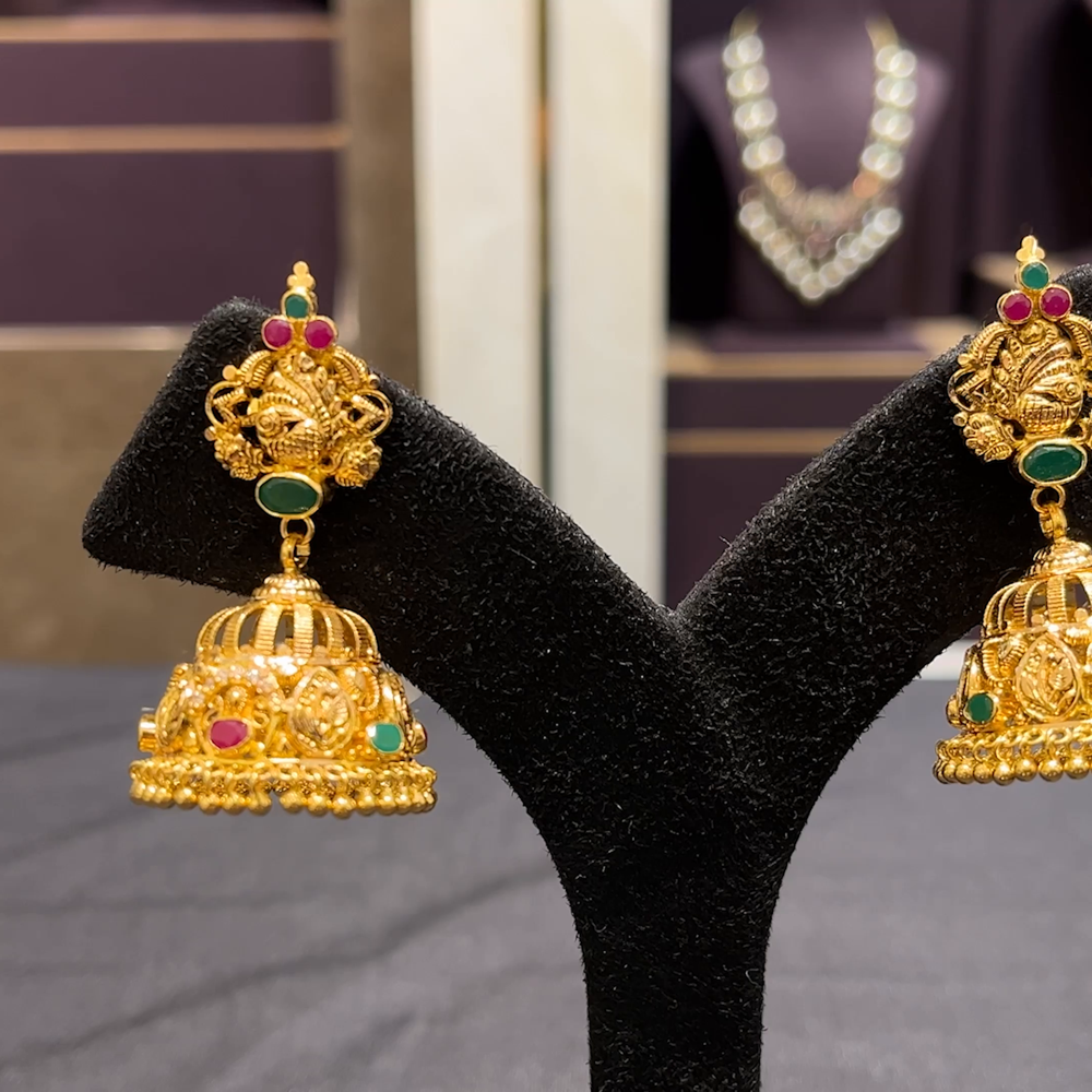 Jhumka Earrings Khazana Jewellery Gold Rate In Visakhapatnam