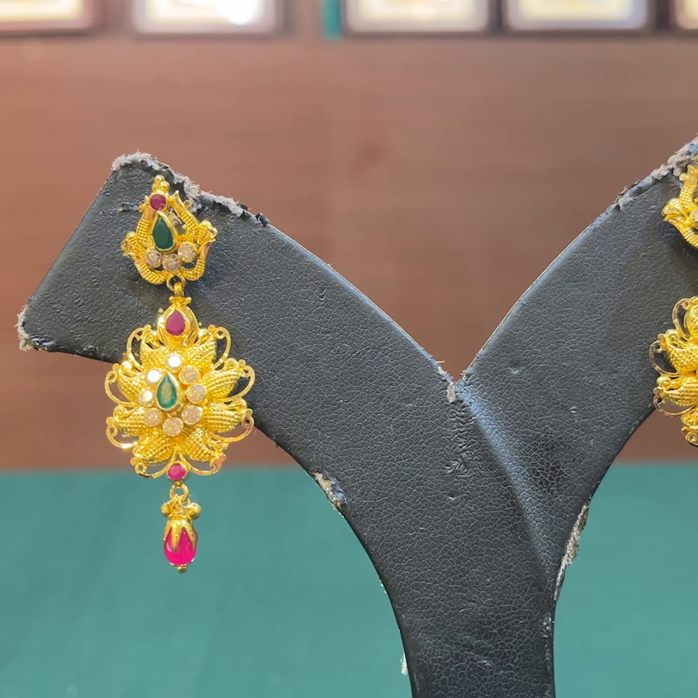 CMR 6.056gms EARRINGS 22K Yellow Gold