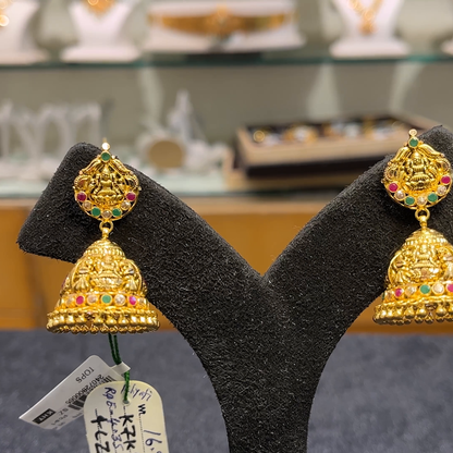 Anu Jewellers 15.396gms EARRINGS 22K Yellow Gold