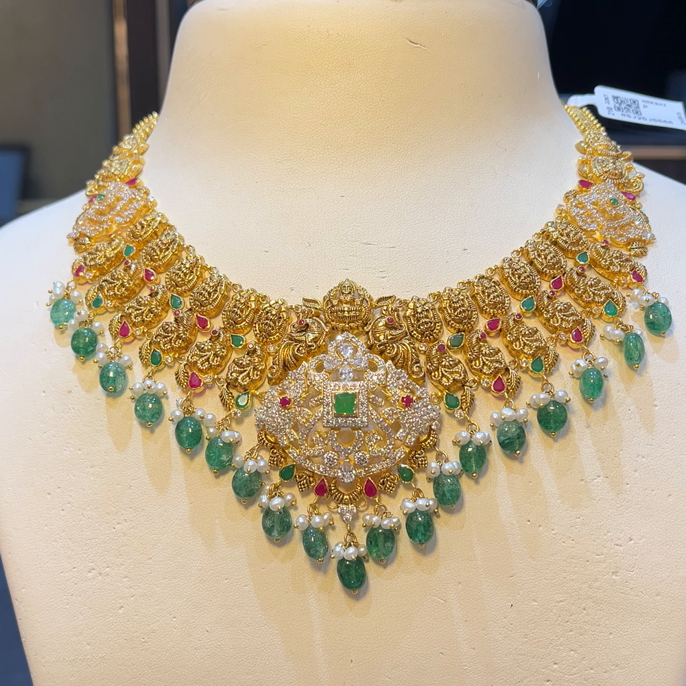 SOUTH INDIA 45.09gms NECKLACE 22K Yellow Gold