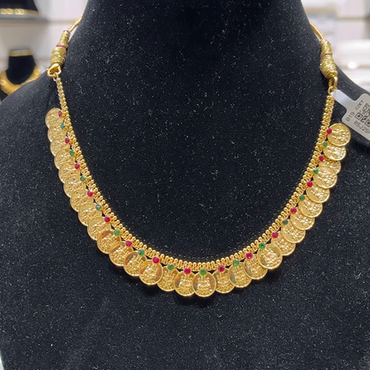 SOUTH INDIA 12.611gms NECKLACE 22K Yellow Gold