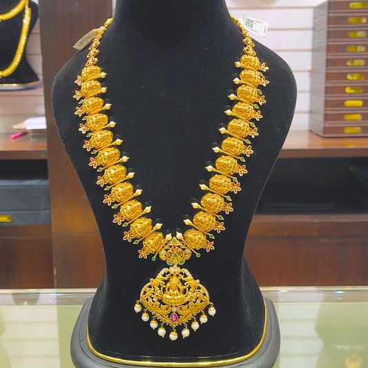 SOUTH INDIA 86.49gms HARAMS 22K Yellow Gold