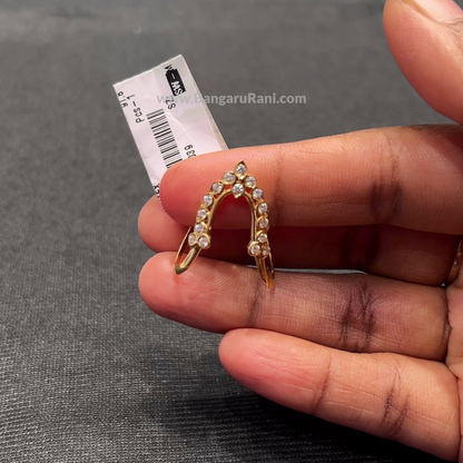 Anu Jewellers 3.01gms Ring 22K Yellow Gold