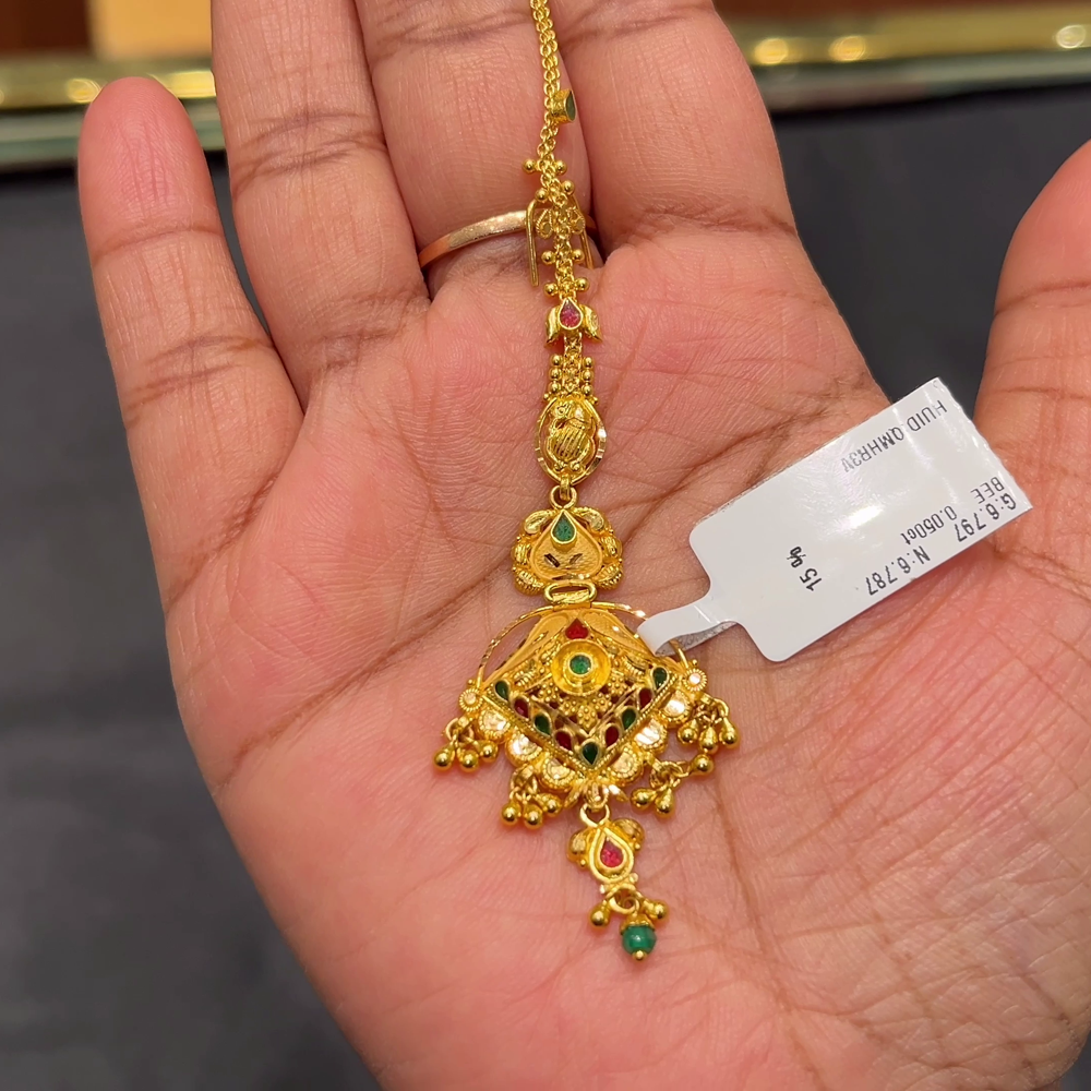 Anu Jewellers 6.787gms Papitabilla 22K Yellow Gold