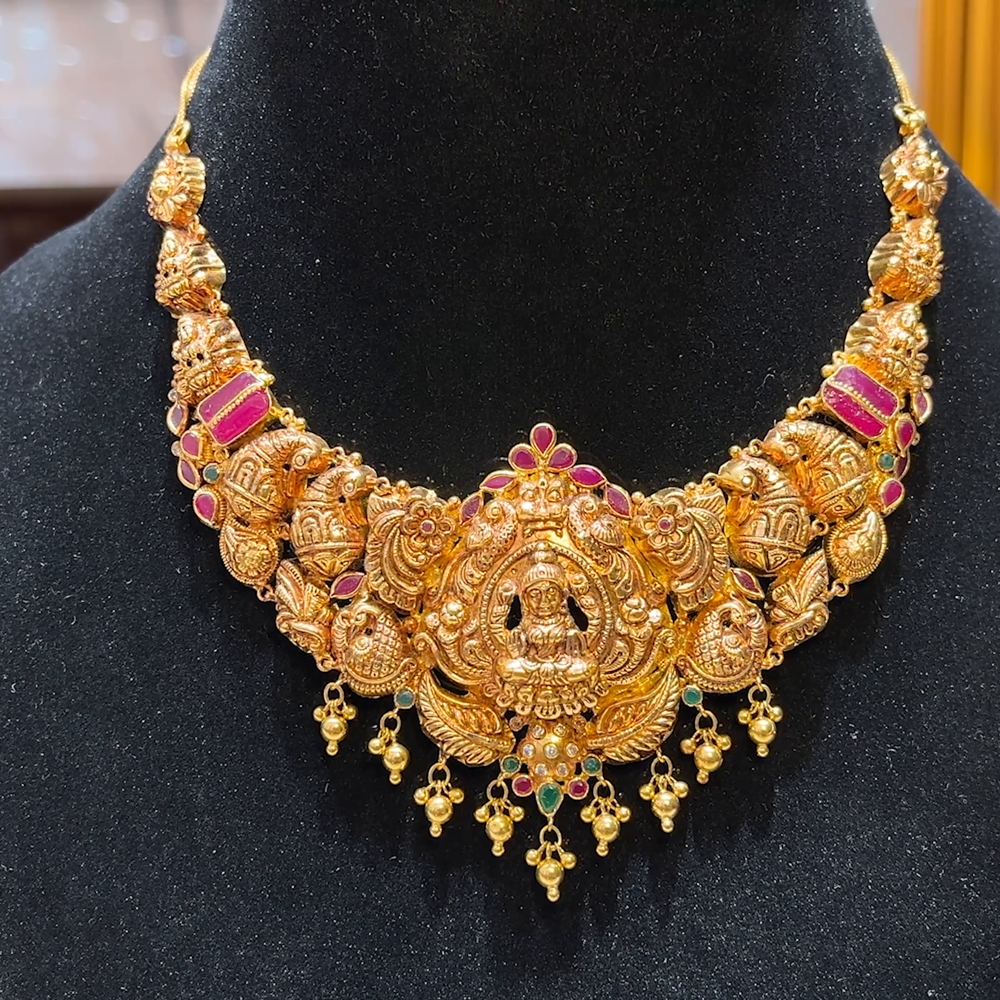 MUKUNDA JEWELLERS 28.365gms NECKLACE 22K Yellow Gold