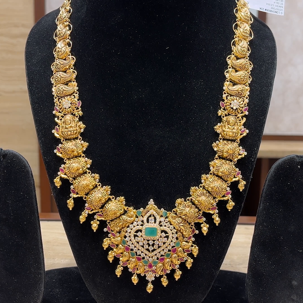 Chennai Shopping Mall 46.82gms HARAMS 22K Yellow Gold