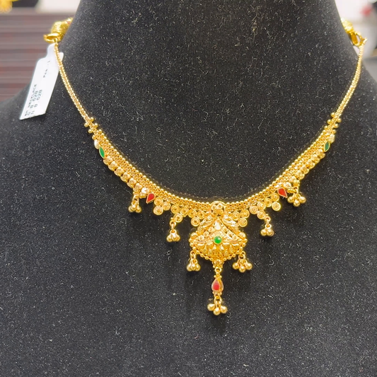 SOUTH INDIA 8.628gms NECKLACE 22K Yellow Gold