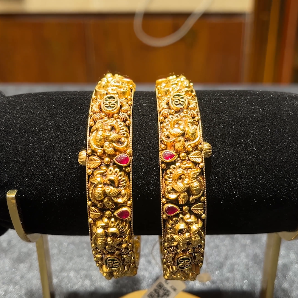 MUKUNDA JEWELLERS 36.315gms BANGLES 22K Yellow Gold