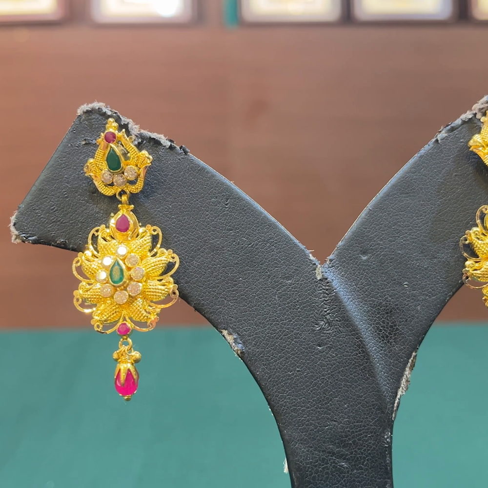 CMR 6.056gms EARRINGS 22K Yellow Gold