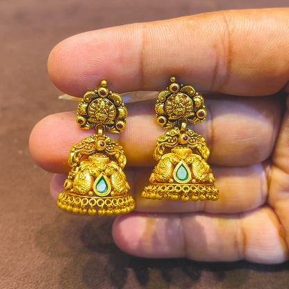 SRI RAM 11.968gms EARRINGS 22K Yellow Gold