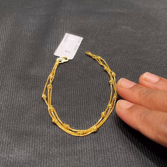 Anu Jewellers 5.546gms Bracelets 22K Yellow Gold