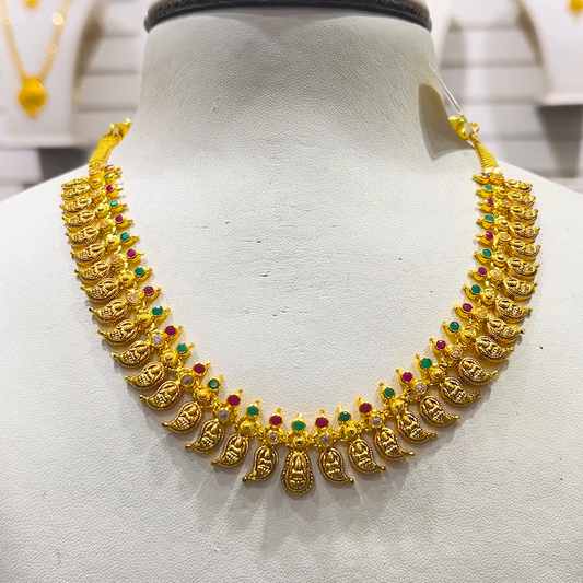 SOUTH INDIA 16.648gms NECKLACE 22K Yellow Gold