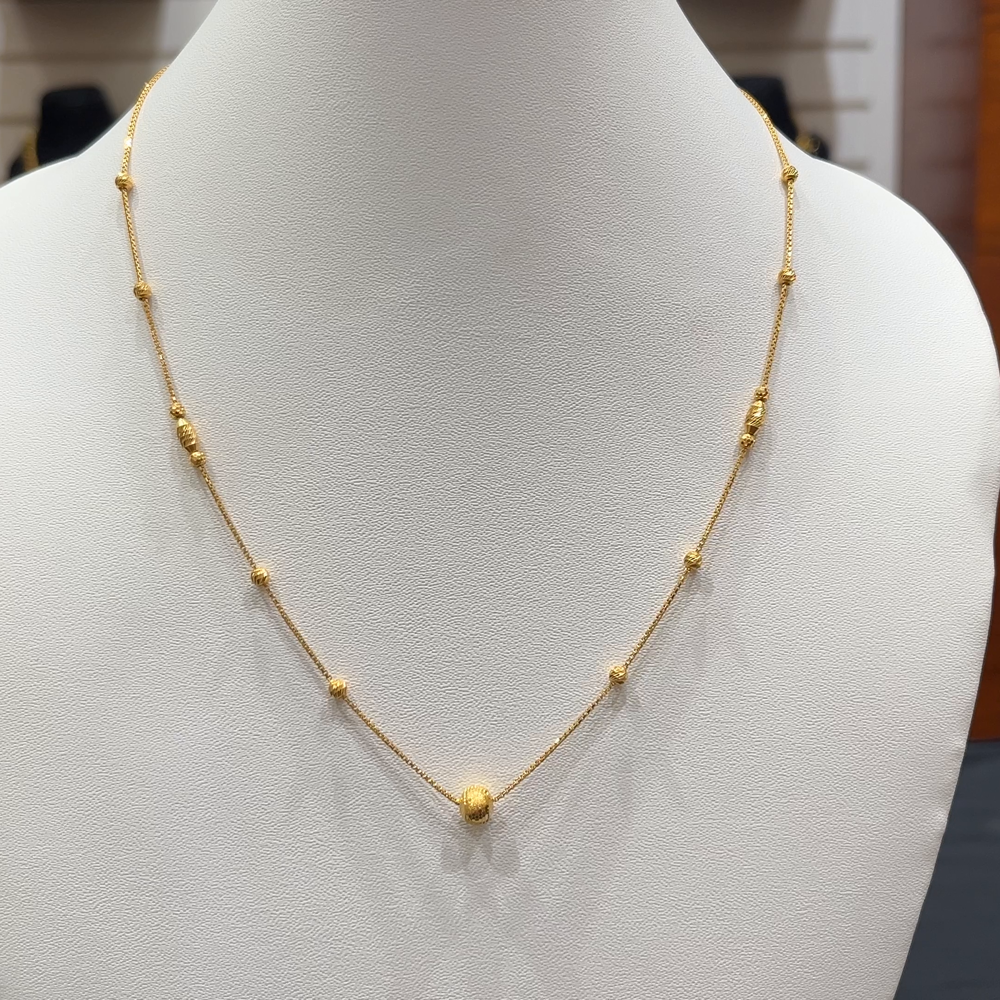 RS BROTHERS 5.358gms CHAINS 22K Yellow Gold