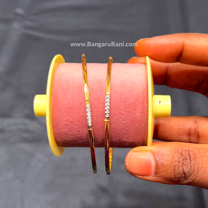 Anu Jewellers 16.005gms BANGLES 22K Yellow Gold