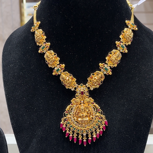 SOUTH INDIA 26.36gms NECKLACE 22K Yellow Gold