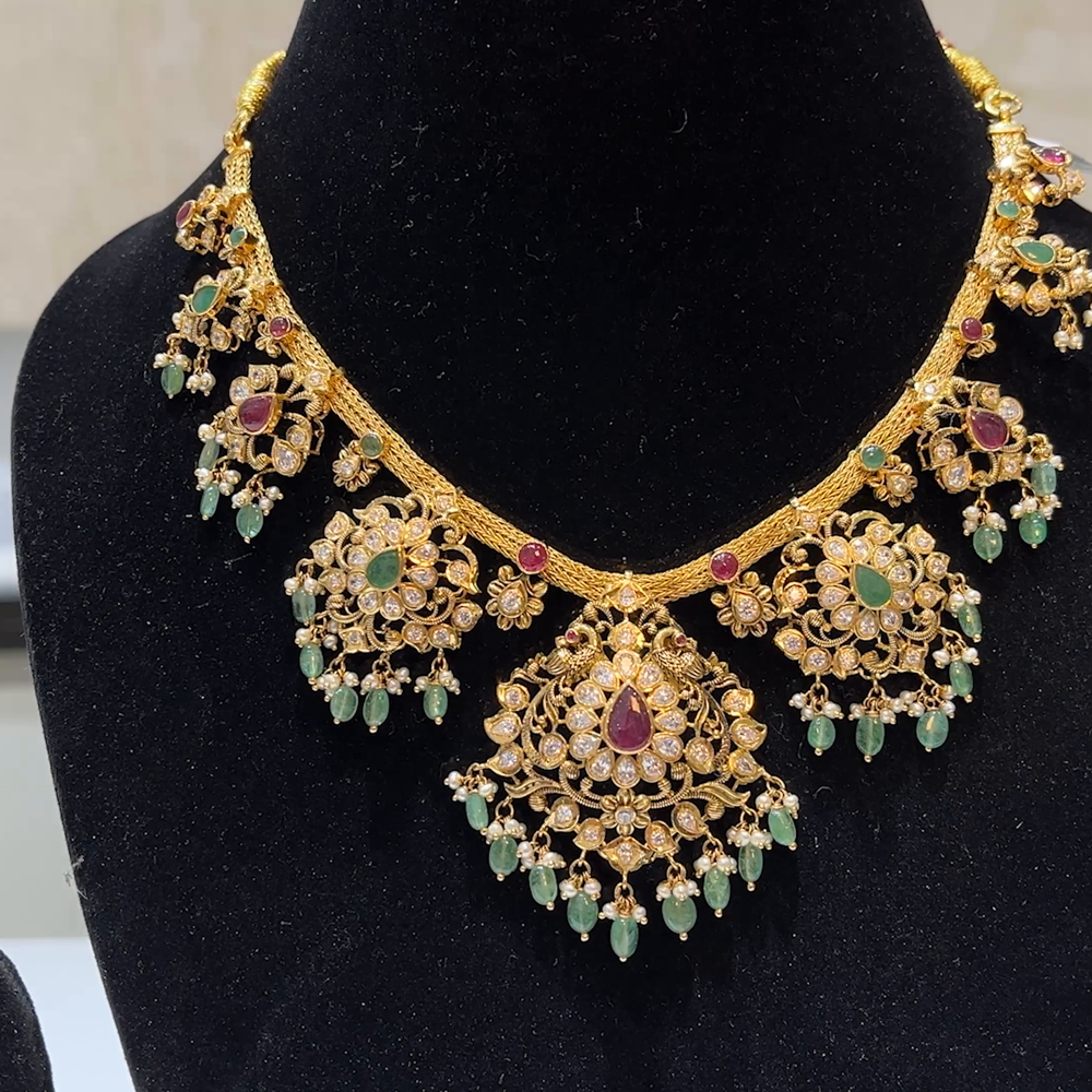 MUKUNDA JEWELLERS 45.21gms NECKLACE 22K Yellow Gold