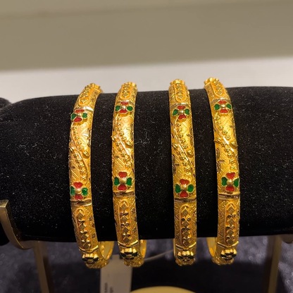 CMR 43.336gms BANGLES 22K Yellow Gold