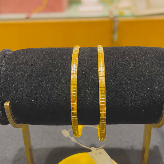 Anu Jewellers 20.293gms BANGLES 22K Yellow Gold