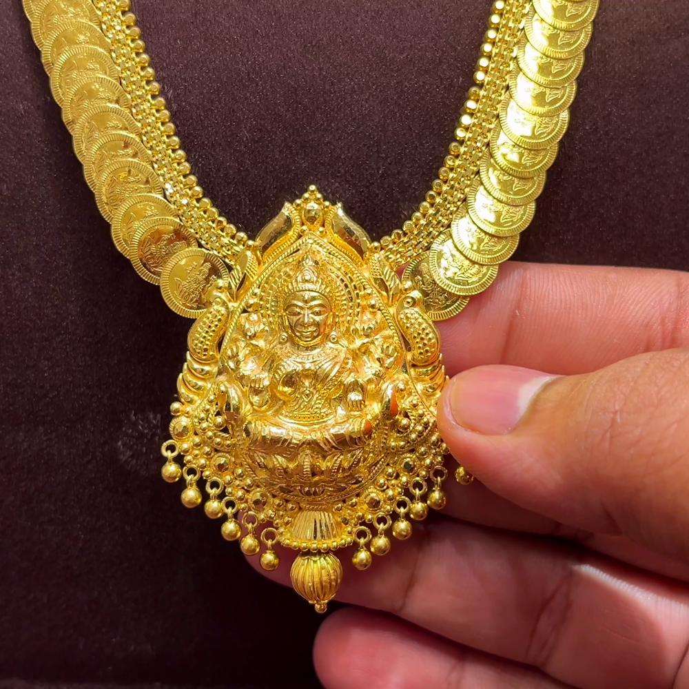 SwarnaKanchi 45.097gms HARAMS 22K Yellow Gold