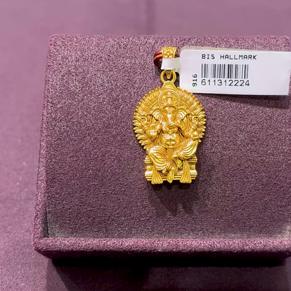 CMR 4.41gms Pendent 22K Yellow Gold