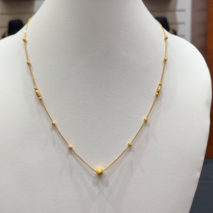 RS BROTHERS 5.358gms CHAINS 22K Yellow Gold