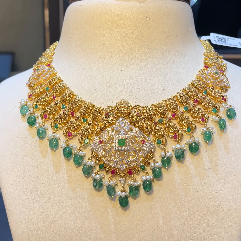 SOUTH INDIA 45.09gms NECKLACE 22K Yellow Gold