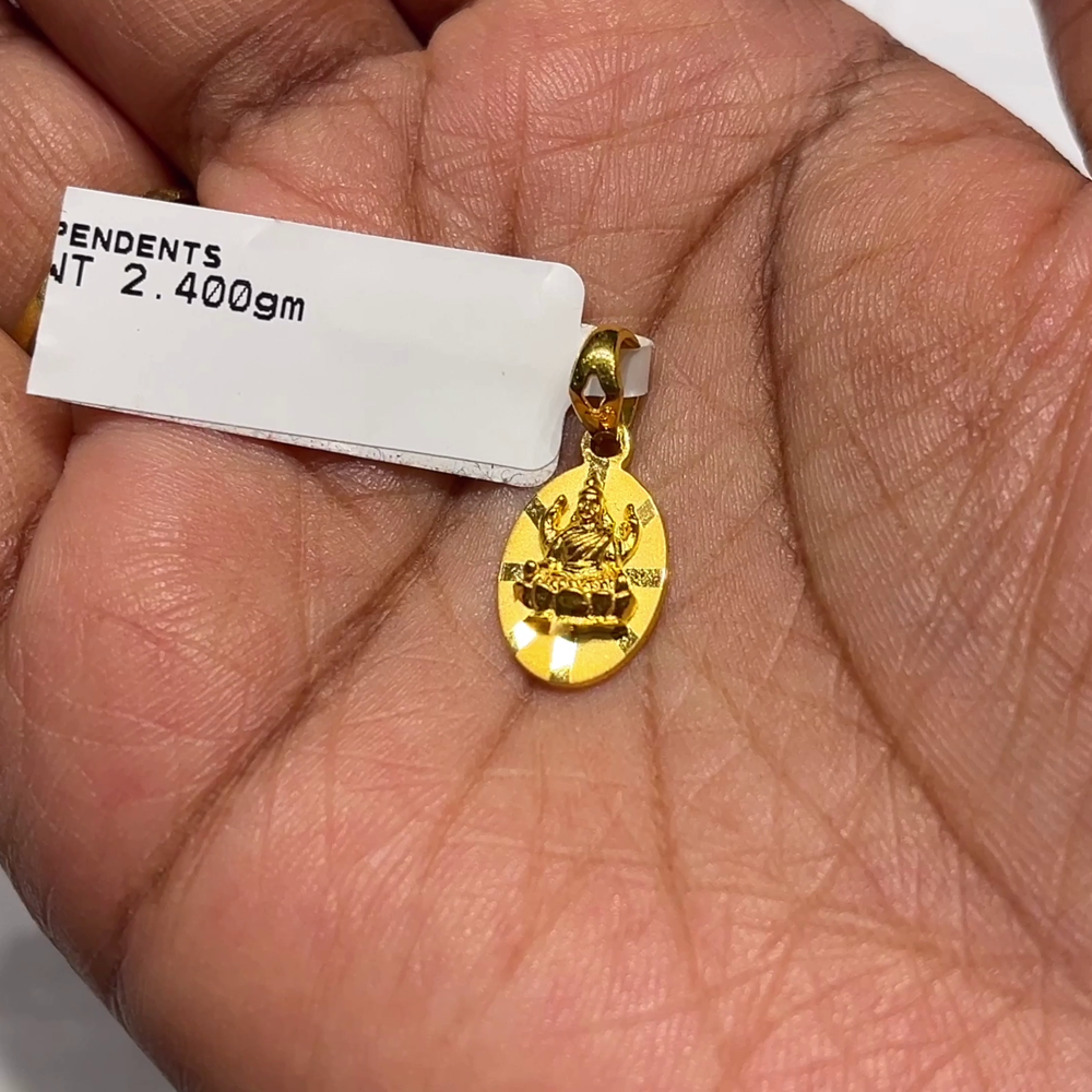 CMR 2.4gms Pendent 22K Yellow Gold