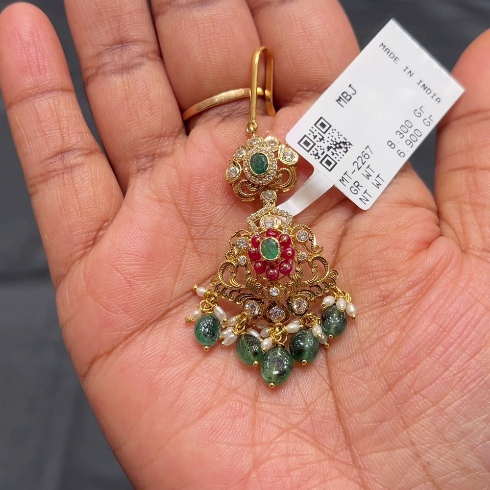 Anu Jewellers 6.9gms Papitabilla 22K Yellow Gold