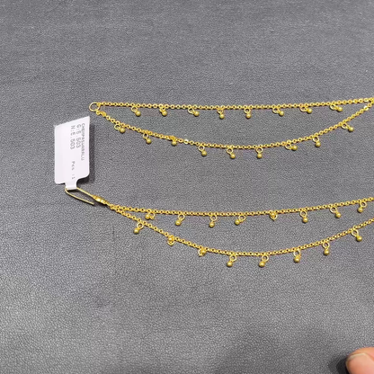 RS BROTHERS 5.503gms Chempasaralu 22K Yellow Gold