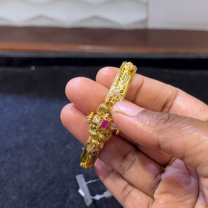 SRI RAM 22.724gms BANGLES 22K Yellow Gold