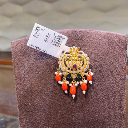 SRI RAM 7.28gms Pendent 22K Nakshi