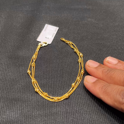 Anu Jewellers 5.546gms Bracelets 22K Yellow Gold