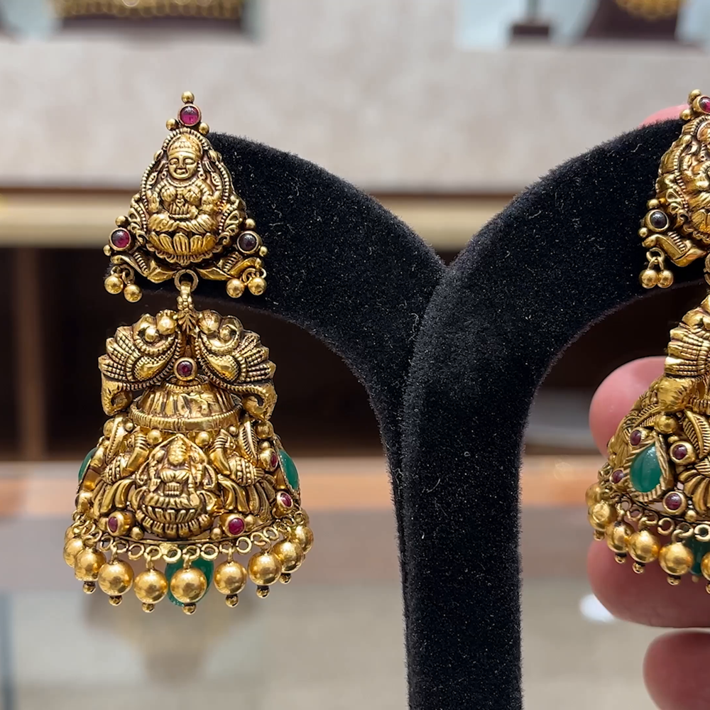 Chennai Shopping Mall 29.335gms EARRINGS 22K Yellow Gold