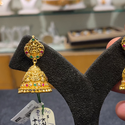 Anu Jewellers 15.396gms EARRINGS 22K Yellow Gold