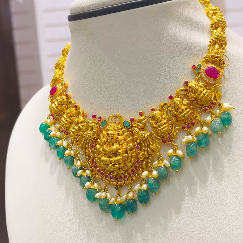 SOUTH INDIA 31.528gms NECKLACE 22K Yellow Gold