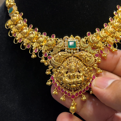 SOUTH INDIA 25.02gms NECKLACE 22K Yellow Gold